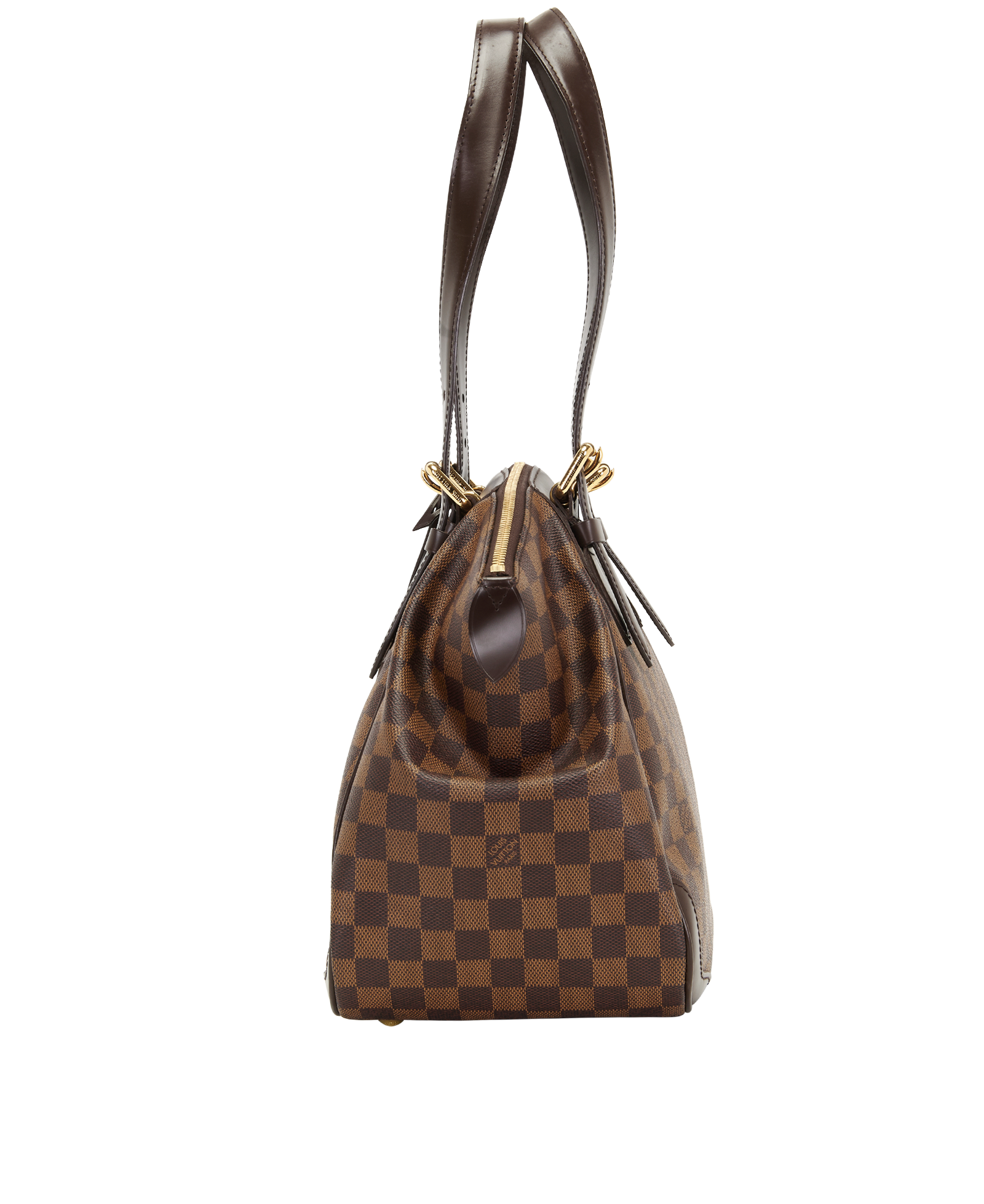 Verona MM Tote, &pound;695, Handbags, Brown, Canvas, Bottom view
